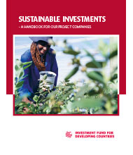 Sustainable investments – a handbook for our project companies